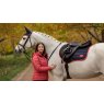LeMieux LeMieux Loire Close Contact Square - Navy/Cranberry