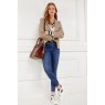 Holland Cooper Holland Cooper Knightsbridge Court Trainer - Black Croc