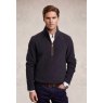 Holland Cooper Men's Country Fleece 1/4 Zip - Ink Navy