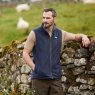 Ridgeline Mens Kodiak Fleece Gilet - Navy