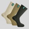 Ridgeline Ridgeline Cotton Light Work Socks (Mid) - Olive Multi