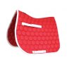 Hy Christmas Saddle Pad - Red/White