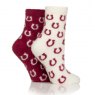 Platinum Agencies Ltd Fluffy Feather Socks - Horse Shoe