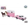 Jenkinsons Kids Globe Pink Mitsubishi & Trailer
