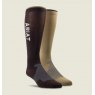 Ariat Essential Socks (2 Pack) - Coffee Brown