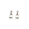 HiHo Silver Exclusive Sterling Silver Stirrup Earrings