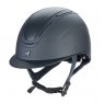 Shires Shires Karben Amity LTHR Riding Hat - Navy