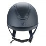 Shires Shires Karben Amity LTHR Riding Hat - Navy