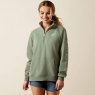 Ariat Ariat Foundation Logo 1/2 Zip Sweatshirt - Sea Spray