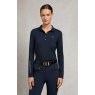 Holland Cooper Holland Cooper Chiltern Long Sleeve Polo Shirt - Ink Navy