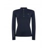 Holland Cooper Holland Cooper Chiltern Long Sleeve Polo Shirt - Ink Navy