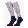 LeMieux LeMieux Footsie Socks - Flamingo