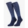 LeMieux LeMieux Footsie Socks - Bubble Font Shadow