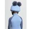 LeMieux LeMieux Mini Double Pom Hat Silk - Powder Blue