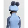 LeMieux LeMieux Mini Double Pom Hat Silk - Powder Blue