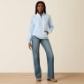 Ariat Ariat Logo 1/2 Zip Sweatshirt - Nantucket Breeze