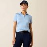 Ariat Ariat Bandera 1/4 Zip Polo Shirt - St Tropez