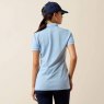 Ariat Ariat Bandera 1/4 Zip Polo Shirt - St Tropez