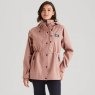 Ridgeline Womens Monsoon Light Jacket - Dusky Pink Marl