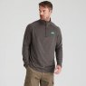 Ridgeline Ridgeline Mens Baseline Zip Top - Light Bark Marl