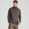Ridgeline Ridgeline Mens Baseline Zip Top - Light Bark Marl