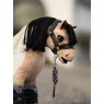 LeMieux Toy Pony Leather Headcollar & Rope - Black