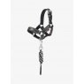 LeMieux Toy Pony Leather Headcollar & Rope - Black