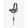 LeMieux Toy Pony Leather Headcollar & Rope - Black