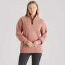 Ridgeline Ridgeline Womens Brancaster 1/4 Zip - Dusky Pink