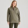 Ridgeline Ridgeline Womens Brancaster 1/4 Zip - Smokey Olive