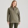 Ridgeline Ridgeline Womens Brancaster 1/4 Zip - Smokey Olive