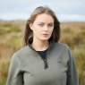 Ridgeline Ridgeline Womens Brancaster 1/4 Zip - Smokey Olive