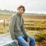 Ridgeline Ridgeline Mens Brancaster 1/4 Zip - Smokey Olive