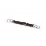 Shires Velociti Leather Curb Chain