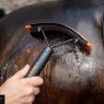 cameo curved ergonomic sweat scraper rubber blade studio orange 1