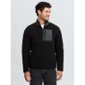IT09555 studio mensborghalfzipsweat black 001