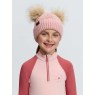 Mini Double Pom Beanie - Petal
