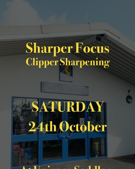 CLIPPER SHARPENING AT UNICORN SADDLERY!... 