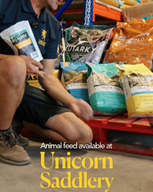 From horse feed to dog food and... 